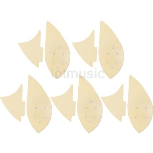 5 pcs Cream Guitar Pickguard for 330 -360 Current version 1ply