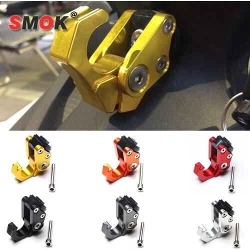 SMOK Motorcycle Scooter CNC Aluminum Alloy Luggage Helmet Bag Hook For Yamaha RC150 LC150 Nmax 155 Honda