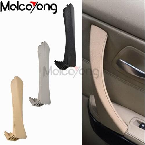 Left Right Side Beige Black Gray Car Inner Door Armrest Panel Handle Pull Trim Cover For BMW E90 E91 3 Series Auto Door Handle