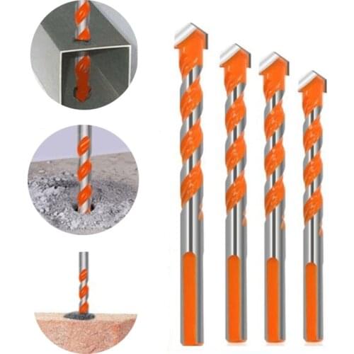 Multi Power Electric Tool drill bits for Concrete Ceramic Tile Metal wall Diamond Saw Drilling 6/8/10/12mm spiral drill tool