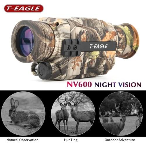 Night viewer NV600 Infrarood Digitale Nachtzicht Volledige Dark 5X35 200M Range Jacht Monoculaire Night vision monocular