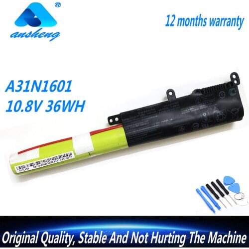 New Genuine 10.8V 36WH A31N1601 Laptop Battery For Asus A541U F541U R541U R541UA X541A X541S X541SA X541SC X541U X541UA X541UV