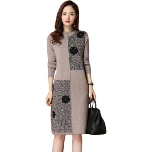 ODFVEBX Fashionable Knitted Dresses