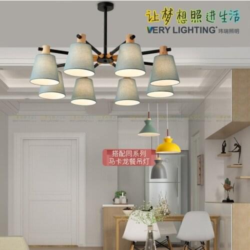 Nordic Japanese Led Oak Wood Pendant Light Lamp Fixture Hanging Light Lustre Avize Home Bedroom Living Room deco maison