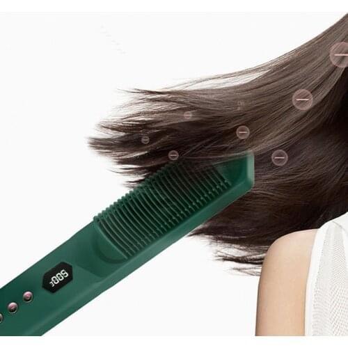 Popular New Type of Straightening Comb, Electric Hair Straightener, Straight Curling, Wet and Dry, Negative Ion Perm