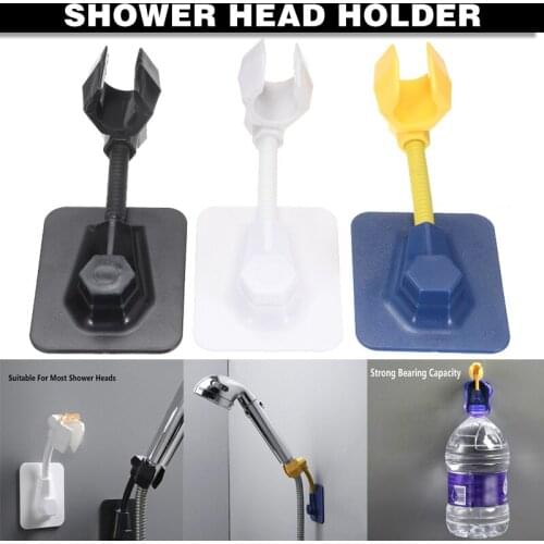 Bathroom Supplies Practical Wall Mounted Swivel Bracket ABS Chrome-plated Bathroom Adjustable Shower Head Holder Rack