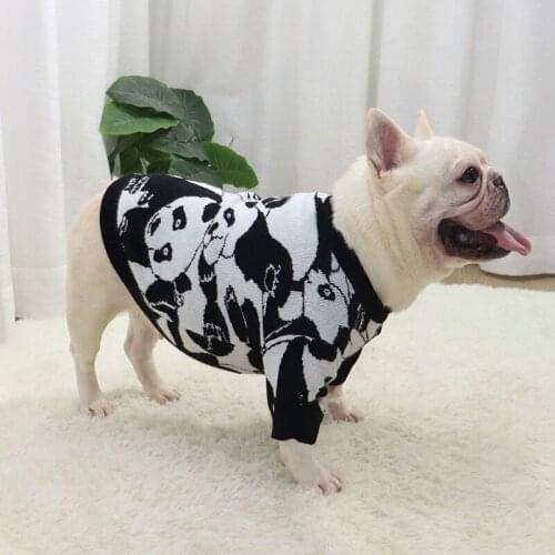 French Bulldog Clothes Winter Pug Dog Sweater Knit Apparel Pomeranian Poodle Bichon Schnauzer Welsh Corgi Pet Clothing Outfit XL