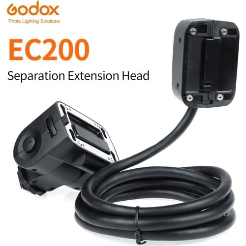 Godox EC200 AD200 Remote Separation Extension Head with Hot Shoe for Godox AD200 Flash