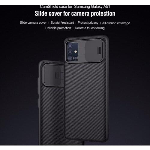 Camera Protection Case For Samsung Galaxy A51 A71 NILLKIN Slide Protect Cover Lens Protection Case For Samsung Galaxy A51 A71