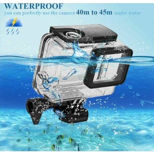 Protective Housing Case Underwater Waterproof Cover for GoPro hero7 6 5