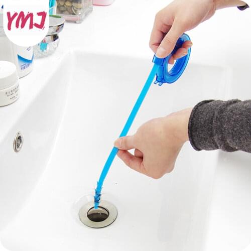1Pc Household Drain Cleaner Hook Sewer Hair Cleaner Bathroom Toilet Sink Pipe Unclog Tools Kitchen Accessories Anti Blockage