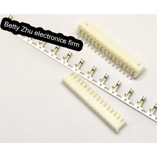 100pcs/lot XH2.54-16P 16PIN terminal block 2.54MM pitch connector : plug + plastic bending needle socket + terminal