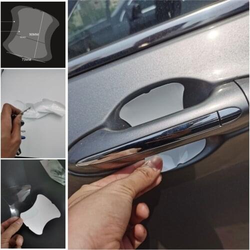 5pcs Car Handle Protection Film Car sticker for Porsche 918 Cayman Boxster 919 718 GT3