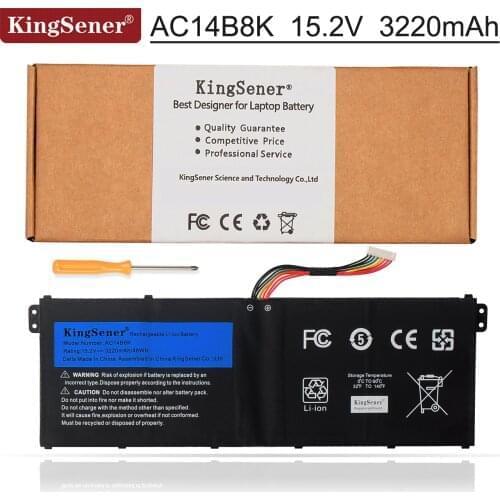 KingSener AC14B8K Battery For Acer Aspire CB3-111 CB5-311 ES1-511 ES1-512 ES1-520 S1-521 ES1-531ES1-731 E5-771G V3-371 V3-111