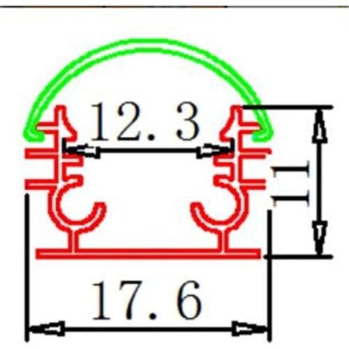 Free Shipping High Quality 2m/pcs 30pcs/lot aluminum profile for LED strip with Transparent / Milky covers,end caps and fittings