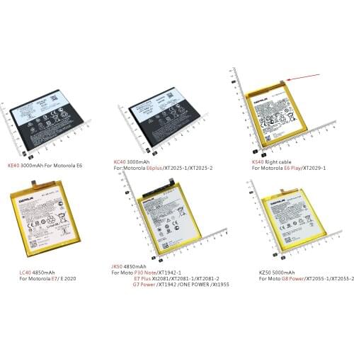 3000mAh KC40 Battery For Motorola Moto E6 plus KC40 HAE3231 Mobile Phone