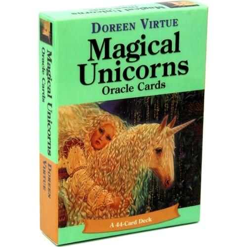 Doreen Virtue Magical Unicorn Oracle Cards A 44 Cards Deck Receive Messages and Guidance Related to your Present Life Beginners