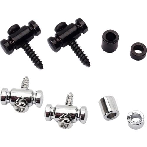 Duranle 4 Pieces Guitar Roller String Retainer Mounting String Tree Guide Set Guitar DIY Parts