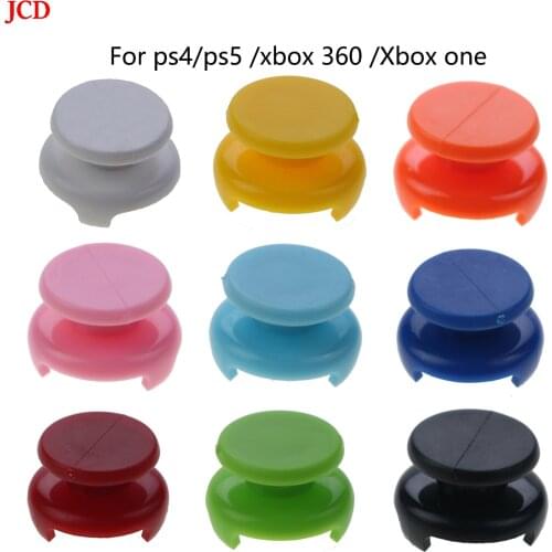 JCD 100pcs Suitable for PS4/PS5 /Xbox 360 /Xbox One Joystick Thumb Cap, Triangle Elevated Cap, Game Accessories