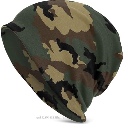 Camo Camouflage Army Fashion Beanie Hats Original Woodland Knitted Hat Bonnet Special Skullies Beanies Caps Men Womens Earmuffs