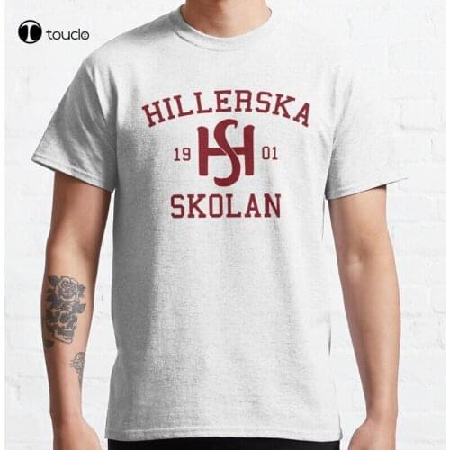 New Young Royals Hillerska School Logo Classic T-Shirt Cotton Tee Shirt S-5Xl Unisex