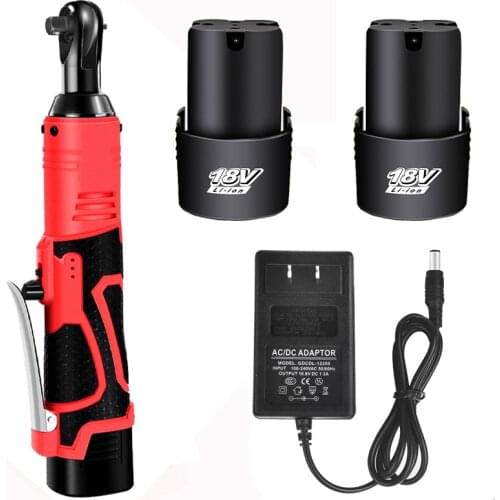 18V 12V Electric Wrench Kit 3/8 Cordless Ratchet Wrench Rechargeable Scaffolding 60NM Torque Ratchet With lights