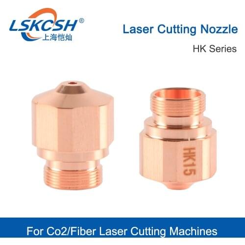 LSKCSH 10pcs/Lot Laser Nozzles HK Series Nozzles HK10 HK12 HK15 HK17 HK20 High Pressure ForLaser Cutting Machine