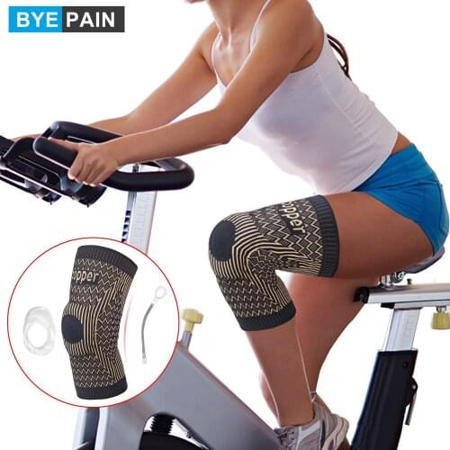 Copper Knee Brace with Patella Gel Pads and Side Stabilizers-Knee Sleeve for Arthritis Pain and Support,Running,Injury Recovery
