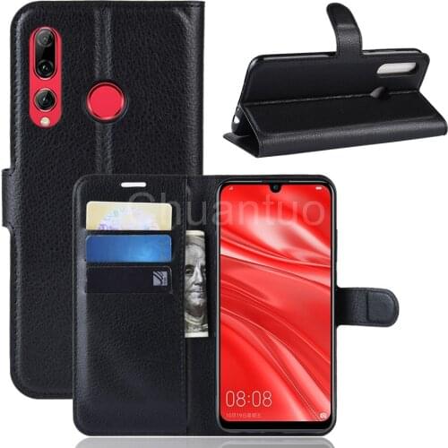Fashion Wallet PU Leather Case Cover For Huawei P Smart+ 2019 Flip Protective Phone Back Shell for Huawei Honor 10i HRY-LX1T