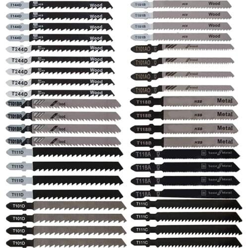 70Pcs Puzzle Blade Set, T-Shaped Handle Puzzle Blade T118A/T118B/T144D/T244D/T101AO/T101BR/T101B for Wood Metal Cutting