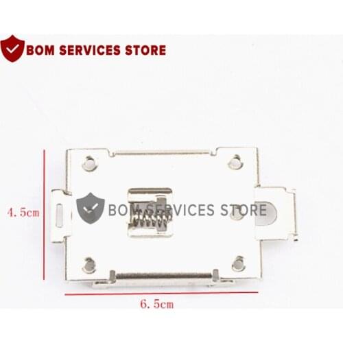 2PCS single phase SSR 40DA 25DA AA DD 35MM DIN rail fixed solid state relay clip clamp