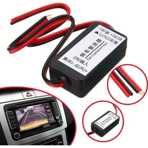 12V DC Car Rearview Camera Power Relay Car Backup Camera Relay Regulator Car Camera Power Relay Capacitor Filter Connector