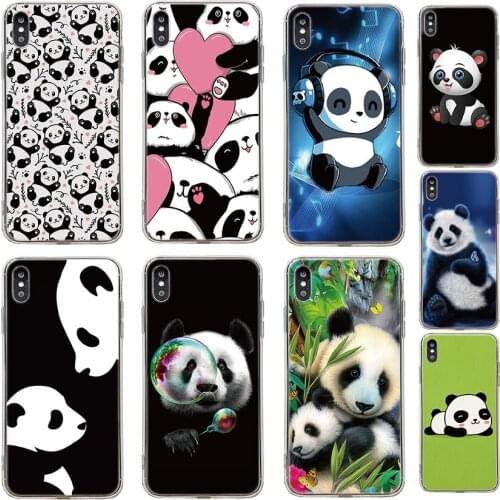 For Motorola Moto G9 power G20 G10 G30 G50 G100 G9 play E7 plus G Stylus 2021 Silicone Phone Cover Lovely panda Soft Capa