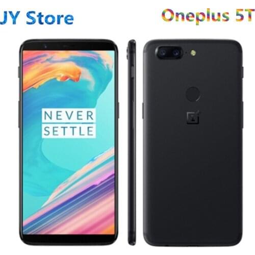 OnePlus 5T 8GB 128GB ROM 18:9 Pantalla Completa Snapdragon 835 Smartphone 6,01 "AMOLED 4G LTE 20MP IMX398 carga rápida NFC 5t