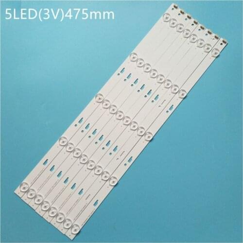 8pcs LED strip for TCL 49D1600 ODM 49_D1600 8X5 3030C LX20160826 49L510U18 49E301 49U3600C CRH-AT493030080569QREV1.0