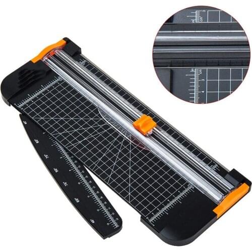Precision Paper Trimmer Paper Photo Cutter Portable Plastic Scrapbook Trimmers Cutter Office Cutting Mat Machine For A4 Paper