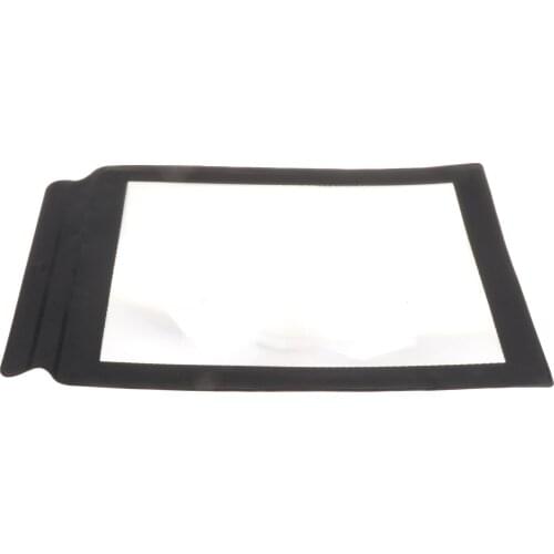 Triple Reading Full Page Magnifier Magnifying Sheet fo Seniors Presbyopic