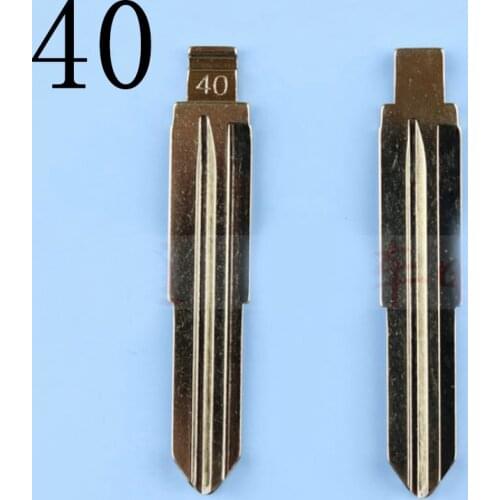 Remote Key Blade 40# Car key embryo Right Left Blade Car Key Embryo replacing the key head