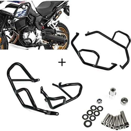 For BMW F750GS F850GS F 750 850 GS F 850GS 2017-2021 Motorcycle Engine Guard Crash Tank Bar Bumper Upper&Lower Frame Protector