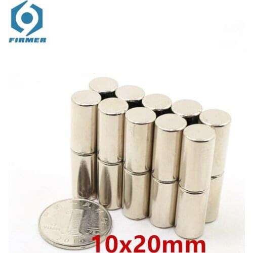 1-100pcs 10mmx20mm Strong Round Magnets Dia 10x20 Neodymium Magnet Rare Earth Magnet 10*20 Magnet 10x20mm 10mm 20mm