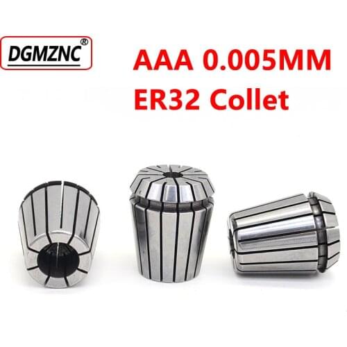 1PCS AAA ER32 3-20mm 0.005mm 0.008mm spring collets for CNC er tool holder clamping collet chuck