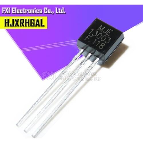 100PCS MJE13003 13003 TO-92 TO92 E13003 triode transistor New original