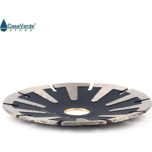 5" T-Segmented Concave Blade Diamond Blade For Curved Cutting Turbo Rim 125mm Granite Stone Cutting Diamond Tools
