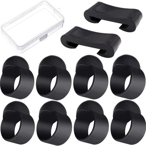 8Pcs Steel Tongue Drum Finger Sleeves,Silicone Knocking Finger Picks Cover for Tongue Drum,Drumstick Holders Finger Tool