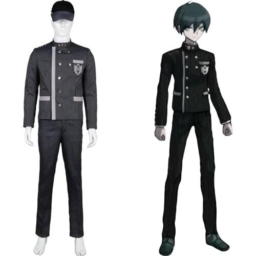 Anime Danganronpa V3 Killing Harmony Cosplay Saihara Shuichi Cosplay Costume Outfit Suit Uniform Halloween Carnival Costume