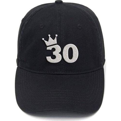 Lyprerazy 30th Birthday Gift Washed Cotton Adjustable Men Women Unisex Hip Hop Cool Flock Printing Baseball Cap