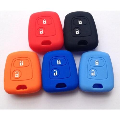 2 Buttons Car Flip Key Case Cover Shell For Citroen C1 C2 C3 C4 Xsara Picasso For Peugeot 106 107 206 207 307 Car Accessories