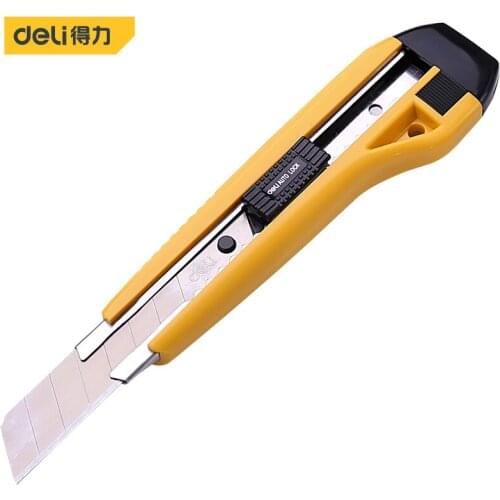 Deli Art Knife Industrial Cutter Heavy Duty Utility Knife Box Cutter With SK-5 Retract Blades Snap-Off Cutters Knife Couteau