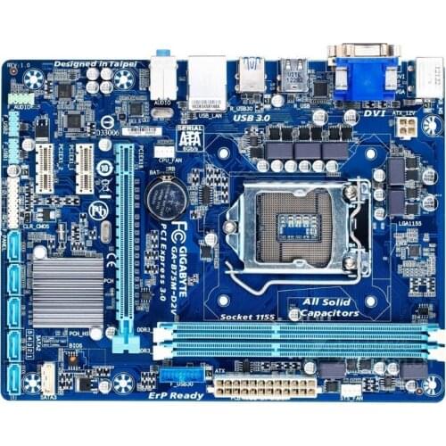 For Gigabyte GA-B75M-D2V Original Used Desktop Motherboard B75M-D2V B75 Socket LGA 1155 DDR3 On Sale