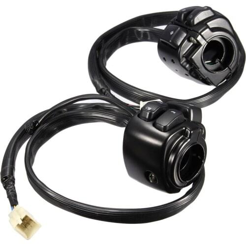DUPANQ Motorcycle 1"25mm Handlebar Control Switch With Wiring Harness For CJ750 QJ150-2G QJ200-2G Motorcycle Switch